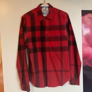 Burberry Brit Red Size Small Button Down